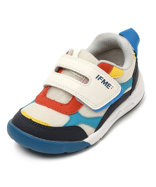 IFME（イフミー）の「KIDS｜IFME＋ コンビカラースニーカー[スタイリスト近澤一雅モデル]（スニーカー・キッズ・オレンジ/ベージュ/ブルー・15.5cm/16.0cm/16.5cm/17.0cm/17.5cm/18.0cm/18.5cm/19.0cm/15.0cm）」の22枚目の写真