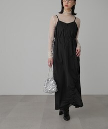 FREE'S MART | ◆ナイロンドロストシャーリングジャンスカ(ワンピース)
