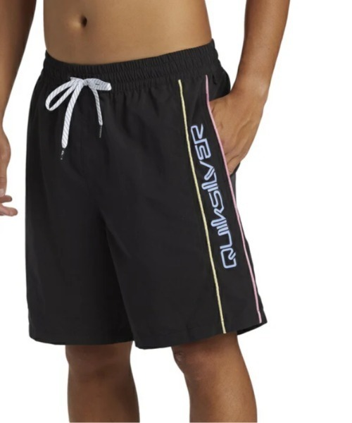 Quiksilver（クイックシルバー）の「EVERYDAY VERT VOLLEY/クイックシルバーウエストゴムサーフトランクス・ボードショーツ(水着)（水着・メンズ・ブラック/バーガンディー/イエロー/ネイビー/グリーン・LARGE/MEDIUM/X-LARGE/SMALL）」の6枚目の写真