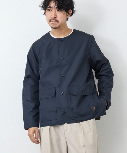 TAION（タイオン）の「【TAION/タイオン】NON DOWN MILITARY CN CD クルーネックカーディガン（シャツ/ブラウス・メンズ・ブラック/ネイビー/オリーブ・M/L）」の3枚目の写真