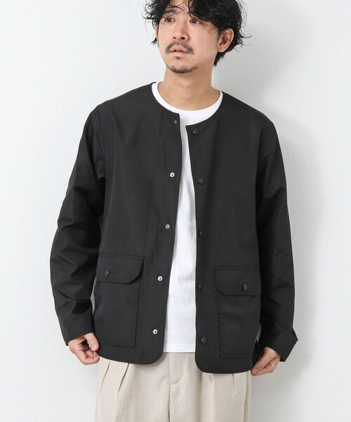 TAION（タイオン）の「【TAION/タイオン】NON DOWN MILITARY CN CD クルーネックカーディガン（シャツ/ブラウス・メンズ・ブラック/ネイビー/オリーブ・M/L）」の2枚目の写真