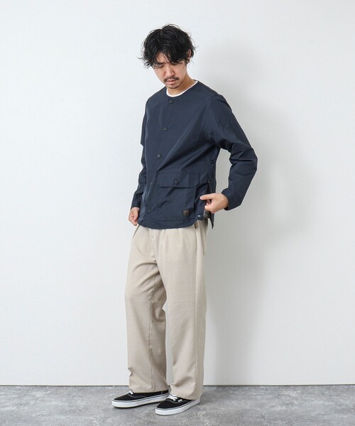 TAION（タイオン）の「【TAION/タイオン】NON DOWN MILITARY CN CD クルーネックカーディガン（シャツ/ブラウス・メンズ・ブラック/ネイビー/オリーブ・M/L）」の14枚目の写真