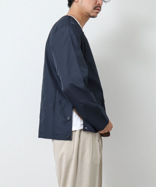 TAION（タイオン）の「【TAION/タイオン】NON DOWN MILITARY CN CD クルーネックカーディガン（シャツ/ブラウス・メンズ・ブラック/ネイビー/オリーブ・M/L）」の21枚目の写真