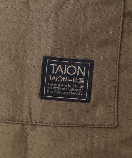 TAION（タイオン）の「【TAION/タイオン】NON DOWN MILITARY CN CD クルーネックカーディガン（シャツ/ブラウス・メンズ・ブラック/ネイビー/オリーブ・M/L）」の7枚目の写真