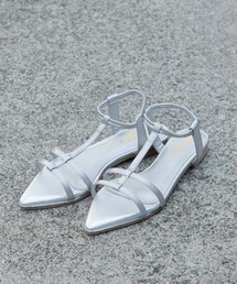 SESTO（セスト）の「アンクルゴムフィットサテンイージーサンダル（サンダル）」