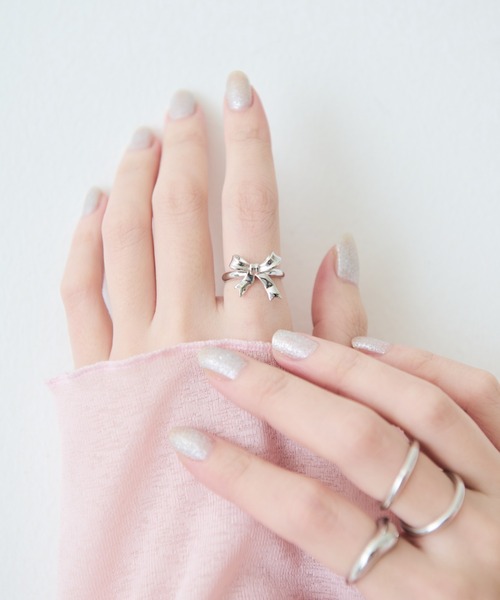 Aunt Marie's(アントマリーズ)の「リボンモチーフリング(リング・レディース・ゴールド/シルバー・FREE)」の6枚目の写真