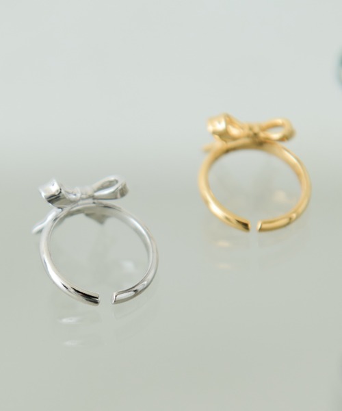 Aunt Marie's(アントマリーズ)の「リボンモチーフリング(リング・レディース・ゴールド/シルバー・FREE)」の4枚目の写真