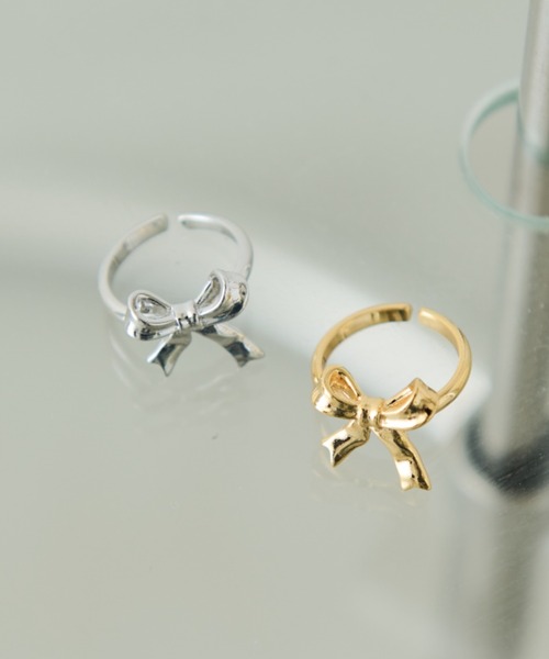 Aunt Marie's(アントマリーズ)の「リボンモチーフリング(リング・レディース・ゴールド/シルバー・FREE)」の3枚目の写真