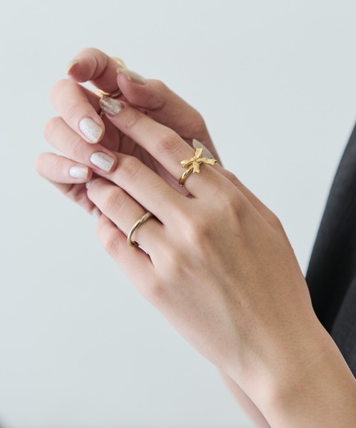 Aunt Marie's(アントマリーズ)の「リボンモチーフリング(リング・レディース・ゴールド/シルバー・FREE)」の7枚目の写真