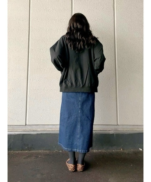 HONEYSUCKLE ROSE(ハニーサックルローズ)の「【HONEYSUCKLE ROSE】撥水MA-1(MA-1・レディース・オフホワイト/ブラック・M/L/XL)」の19枚目の写真