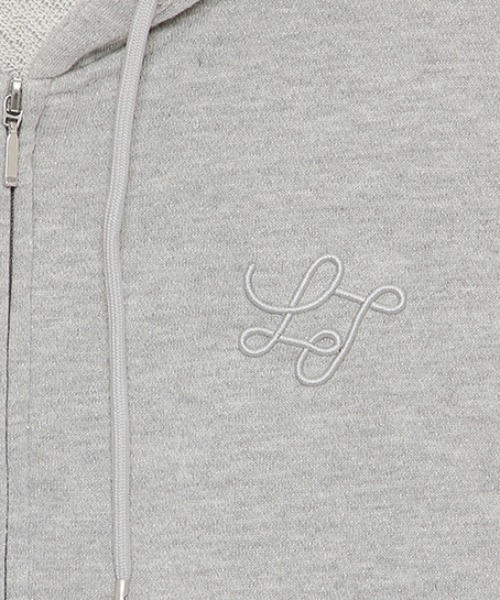 LOVETOXIC（ラブトキシック）の「ラメ裏毛ZIPパーカ（Tシャツ/カットソー・キッズ・アイボリー/シルバー/ピンク・S/M/L）」の7枚目の写真