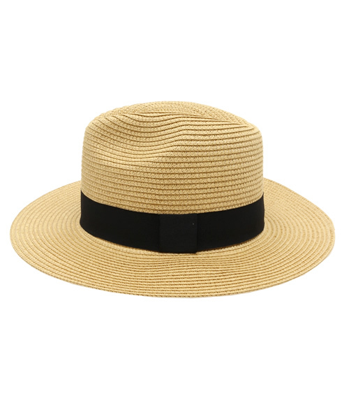 WEGO（ウィゴー）の「WEGO/グログラン巻きツバ広中折れハット（ハット・メンズ・ベージュ/ホワイト・FREE）」の4枚目の写真