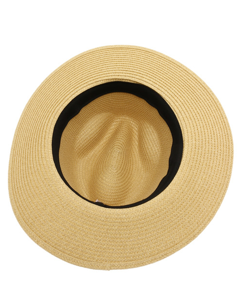 WEGO（ウィゴー）の「WEGO/グログラン巻きツバ広中折れハット（ハット・メンズ・ベージュ/ホワイト・FREE）」の6枚目の写真