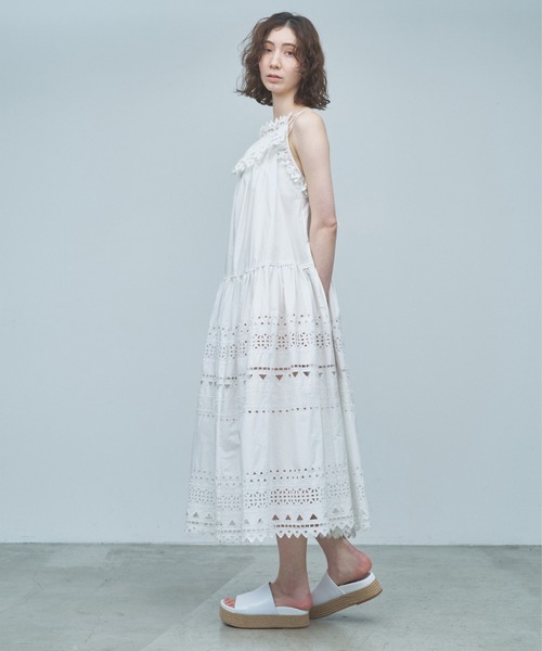 新品☆ヘリテノーム☆ジャンパースカートRAF SIMONS SS21 ホワイト 
