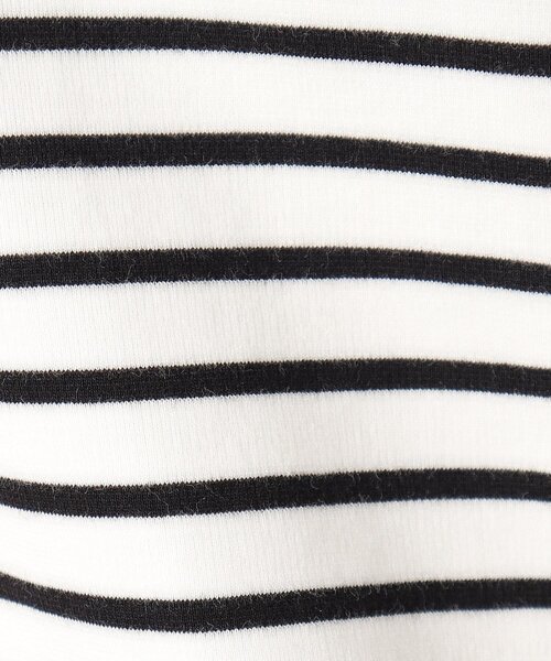 OPAQUE.CLIP(オペークドットクリップ)の「◆シルキーポンチ ワイドトップス【洗濯機洗い可/UVケア】(Tシャツ/カットソー・レディース・ホワイト/ブラック/ホワイト系3・36/38/40/42)」の5枚目の写真