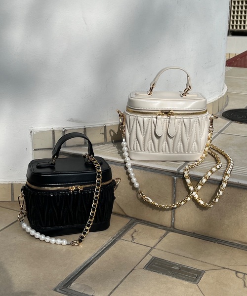 one wayザッカ（ワンウェイザッカ）の「キルティングバニティバッグ