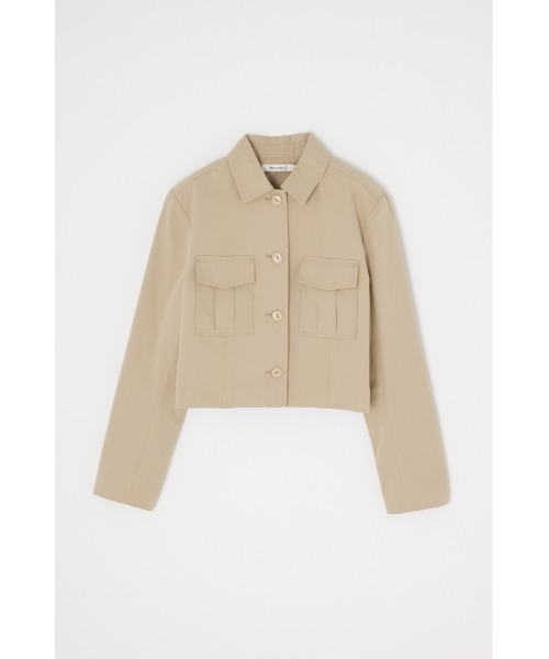 MOUSSY(マウジー)の「MILITARY SHORT ジャケット(ミリタリージャケット・レディース・ホワイト系その他/ベージュ/ブラック/オフホワイト・1/2)」の21枚目の写真