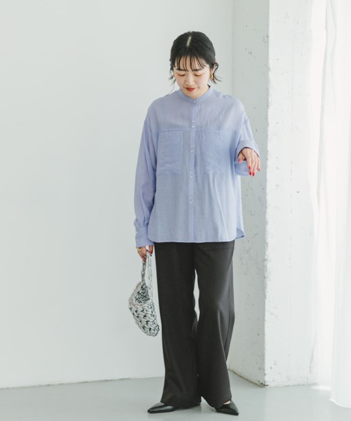 ITEMS URBANRESEARCH（アイテムズ アーバンリサーチ）の「リネンライクイージーワイドパンツ（その他パンツ・レディース・イエロー/ブラック/モカ・FREE）」の5枚目の写真