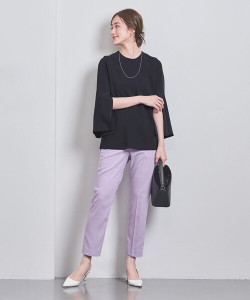 ユナイテッドアローズ ケープブラウス ネイビー UNITED ARROWS（ユナイテッドアローズ）の「ケープ ブラウス