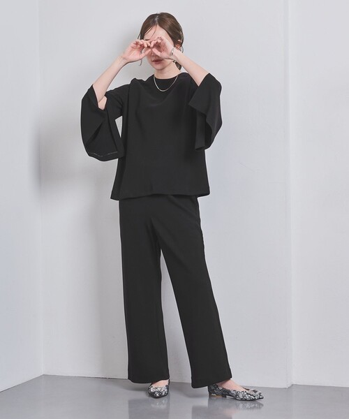 ユナイテッドアローズ ケープブラウス ネイビー UNITED ARROWS（ユナイテッドアローズ）の「ケープ ブラウス