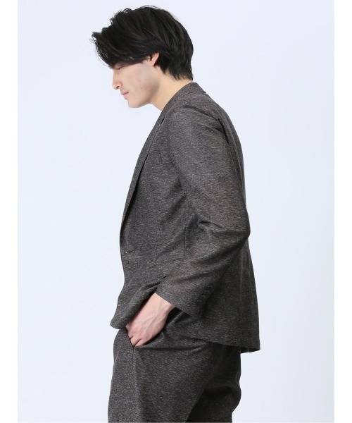 TAKA-Q（タカキュー）の「タカキュー TechLinen 2ボタンジャケット 茶(セットアップ可能)（スーツジャケット・メンズ・ブラウン・MEDIUM/LARGE/X-LARGE/3L/S）」の10枚目の写真
