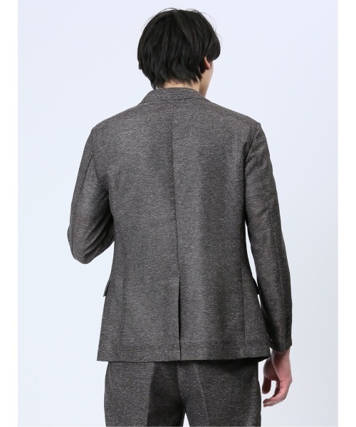 TAKA-Q（タカキュー）の「タカキュー TechLinen 2ボタンジャケット 茶(セットアップ可能)（スーツジャケット・メンズ・ブラウン・MEDIUM/LARGE/X-LARGE/3L/S）」の11枚目の写真