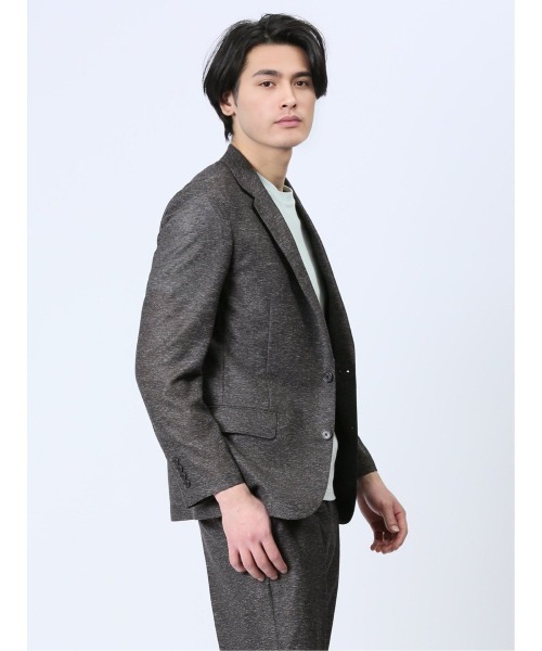 TAKA-Q（タカキュー）の「タカキュー TechLinen 2ボタンジャケット 茶(セットアップ可能)（スーツジャケット・メンズ・ブラウン・MEDIUM/LARGE/X-LARGE/3L/S）」の12枚目の写真
