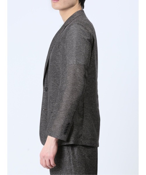 TAKA-Q（タカキュー）の「タカキュー TechLinen 2ボタンジャケット 茶(セットアップ可能)（スーツジャケット・メンズ・ブラウン・MEDIUM/LARGE/X-LARGE/3L/S）」の14枚目の写真