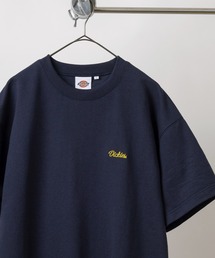 【Dickies/ディッキーズ】半袖スウェット ブランドネーム刺繍&ピスネームタグ ワンポイント 半袖クルーネックカットソー/ビッグシルエット