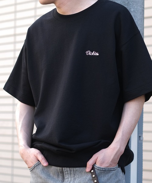 セール】【Dickies/ディッキーズ】半袖スウェット ブランドネーム刺繍