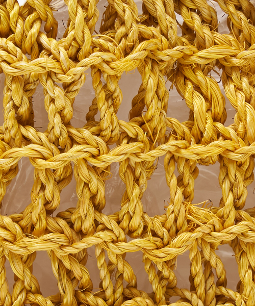 The Bagmati（ザバグマティ）の「【WEB限定】【BAGMATI】 ABACA巾着バッグ（かごバッグ・レディース・グリーン/イエロー/ブラック・フリー）」の11枚目の写真