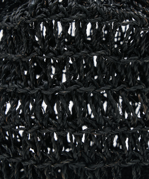 The Bagmati（ザバグマティ）の「【WEB限定】【BAGMATI】 ABACA巾着バッグ（かごバッグ・レディース・グリーン/イエロー/ブラック・フリー）」の9枚目の写真