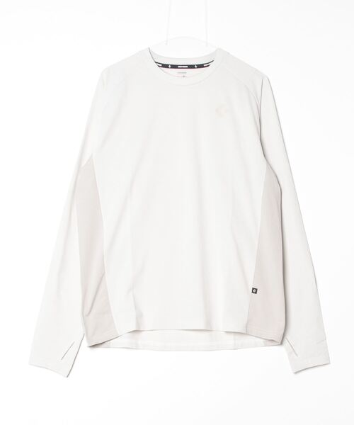 CONVERSE(コンバース)の「コンバース CS DRY LS TEE_(Tシャツ/カットソー・メンズ・ネイビー/ライトグレー/ブラック・LL/L/M)」の2枚目の写真