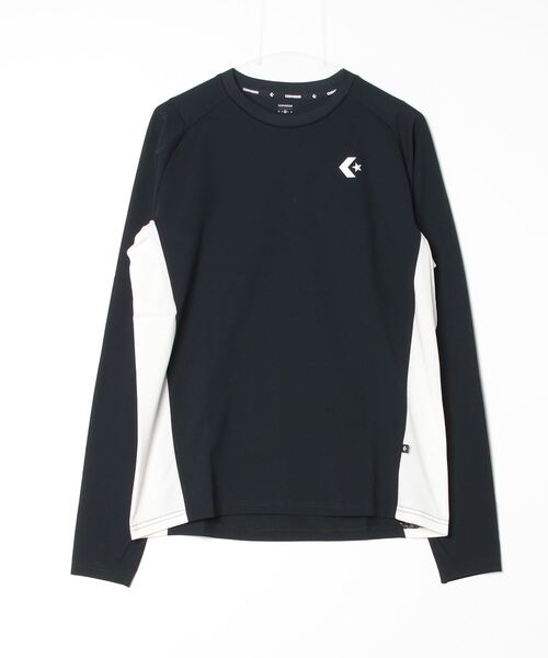 CONVERSE(コンバース)の「コンバース CS DRY LS TEE_(Tシャツ/カットソー・メンズ・ネイビー/ライトグレー/ブラック・LL/L/M)」の1枚目の写真