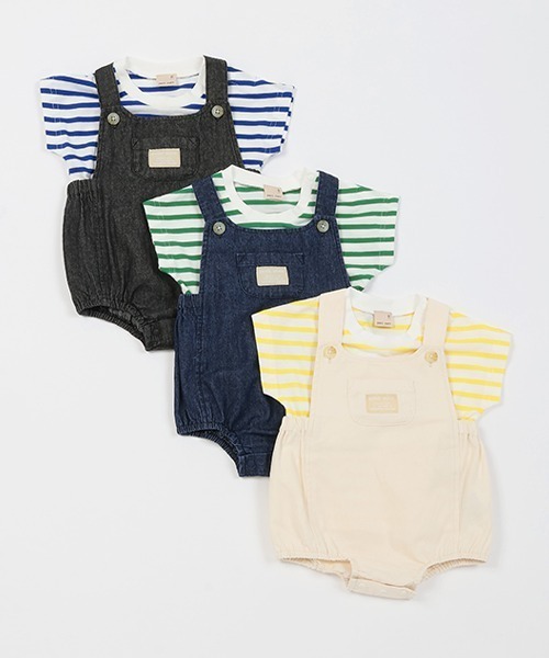 petit main（プティマイン）の「サロペットセットアップ（サロペット/オーバーオール・キッズ・ブルー/イエロー/グリーン・70cm/80ｃｍ）」の12枚目の写真