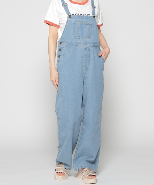 Honeys(ハニーズ)の「オーバーオール(サロペット/オーバーオール・レディース・ブラック/ライトブルー/ホワイト・SS/S/M/L/LL)」の19枚目の写真