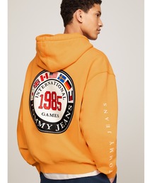 tommy jeans | 【TWICE NAYEON(ナヨン)ステッカープレゼント】【INTERNATIONAL CAPSULE】アーカイブゲームズパーカー(パーカー)
