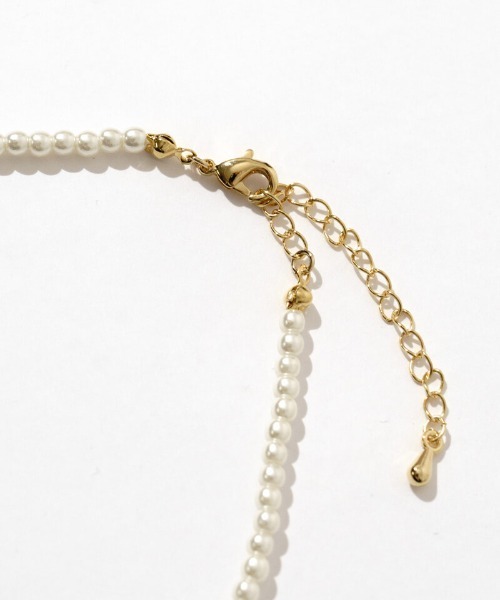 flower（フラワー）の「シェリーリボンネックレス（ネックレス・レディース・ホワイト・FREE）」の14枚目の写真