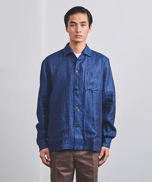 Maria Santangelo（マリアサンタンジェロ）の「【別注】＜MARIA SANTANGELO＞ オープンカラー シャツジャケット（その他アウター・メンズ・オリーブ/ネイビー・S/M/L）」の6枚目の写真