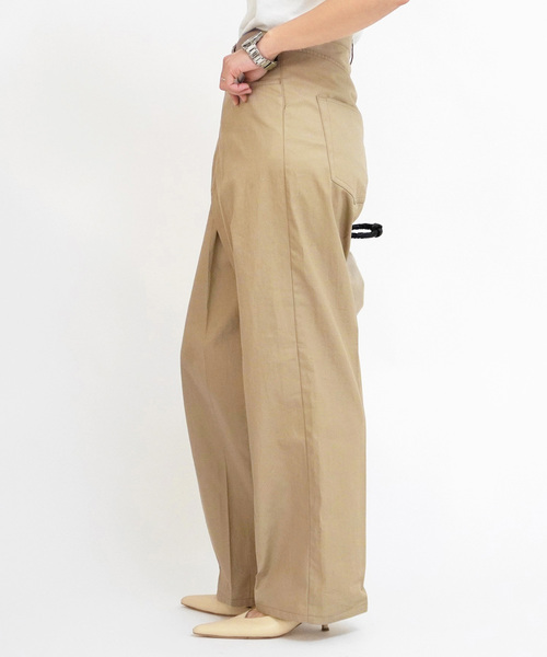 AP STUDIO（エーピーストゥディオ）の「アシンメトリーチノ（スラックス・レディース・ネイビー/ベージュ・34/36/38/40）」の21枚目の写真