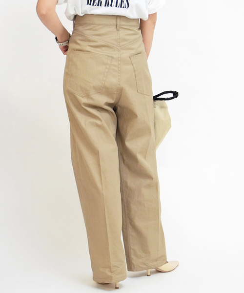 AP STUDIO（エーピーストゥディオ）の「アシンメトリーチノ（スラックス・レディース・ネイビー/ベージュ・34/36/38/40）」の22枚目の写真