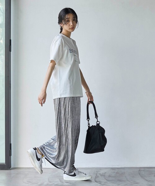 coen(コーエン)の「ラメヨウリュウナロースカート(スカート・レディース・ナチュラル/ブラック・FREE)」の8枚目の写真