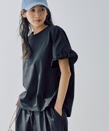 coen | 【WELLTECT】フリルデザインプルオーバー(Tシャツ/カットソー)