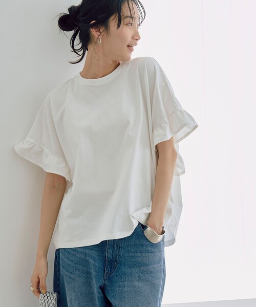 【WELLTECT】フリルデザインプルオーバー