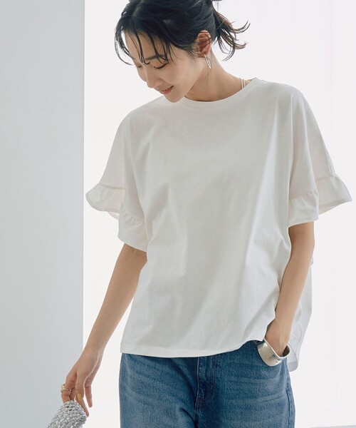 【WELLTECT】フリルデザインプルオーバー