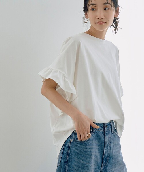 【WELLTECT】フリルデザインプルオーバー