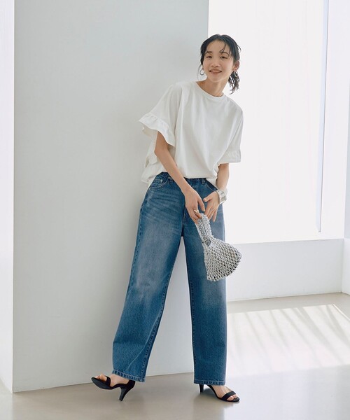 【WELLTECT】フリルデザインプルオーバー