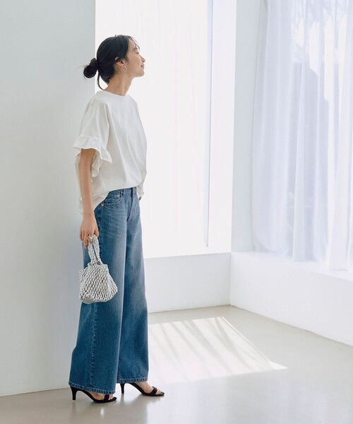 【WELLTECT】フリルデザインプルオーバー