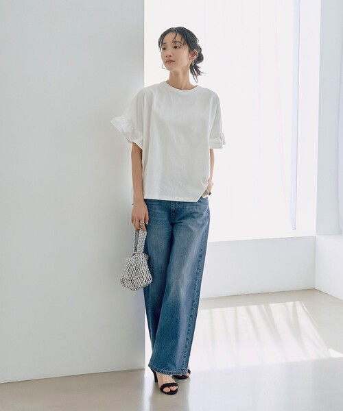 【WELLTECT】フリルデザインプルオーバー