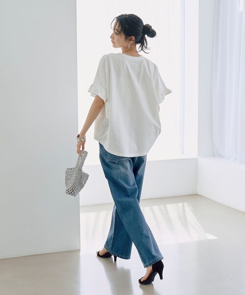 【WELLTECT】フリルデザインプルオーバー